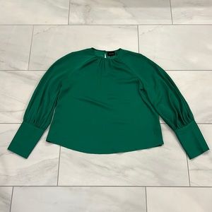 Green blouse